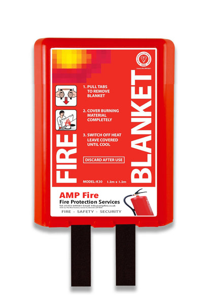 1.0m x 1.0m Hard Case Fire Blanket (British Standard)