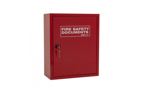 FireChief Red Fire Document Cabinet With Key Lock