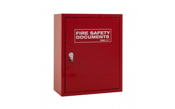 FireChief Red Document Cabinet With Seal Latch