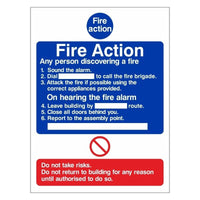 Fire Action Notices